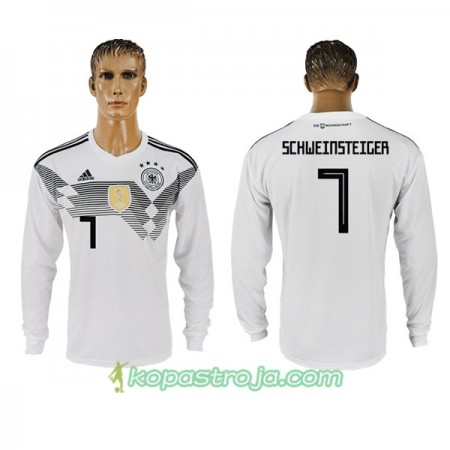 Billiga Fotbollströjor Tyskland Schweinsteiger 7 WM 2018 Hemma tröja Långärmad